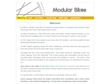 Tablet Screenshot of modularbikes.com.au